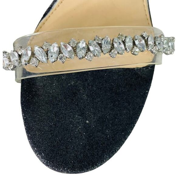 Elegant Black Heeled Sandals - Picture 2 of 9